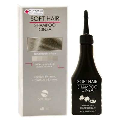 Sh cinza soft hair brc/gris/lour