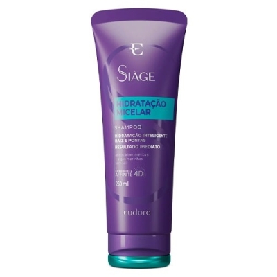 Siage hidratacao micelar shampoo 250ml 