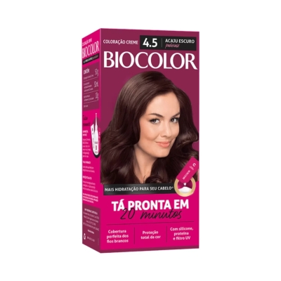 Tintura em creme biocolor mini kit acaju escuro 4.5