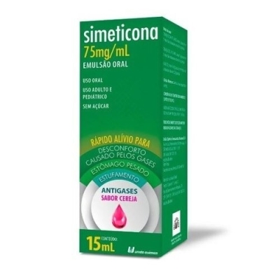 Simeticona gotas 75mg/ml 15ml uniao quimica