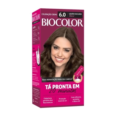 Tintura em creme biocolor mini kit louro escuro 6.0