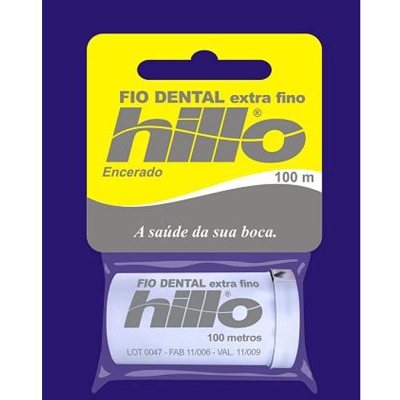 Fita Dental Hillo tradicional, 1 unidade com 100m