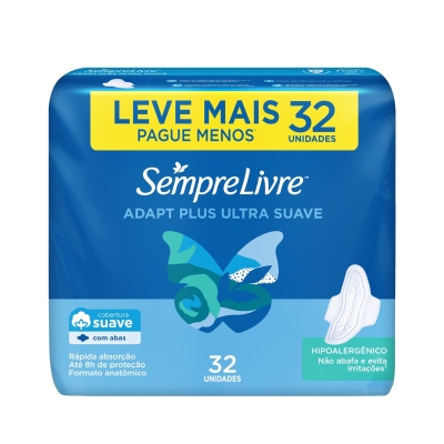 Abs sempre livre adapt ultra suave c/abas 32un 