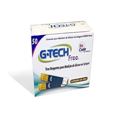 Tiras P/ Glicose G-Tech Free 1 C/50 