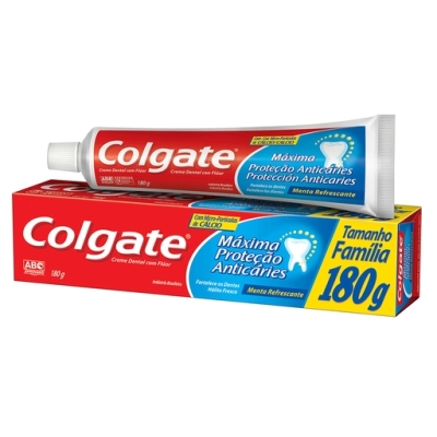 Creme dental colgate maxima protecao anticaries 180g 