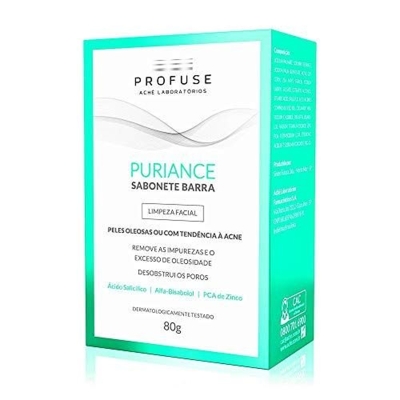 Sabonete Facial Profuse Puriance barra com 80g