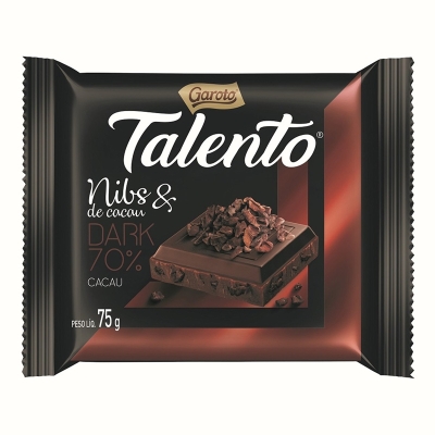 Choc Talento Dark 70% 75G 