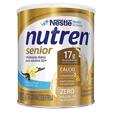 Complemento alimentar nutren senior baunilha 740g