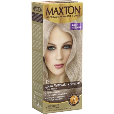 Tintura Maxton n 12.11 louro platina cinza