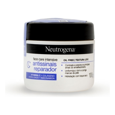 Creme neutrogena antissinais 100g reparador noite