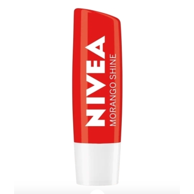 Hidratante labial nivea morango shine 4.8g