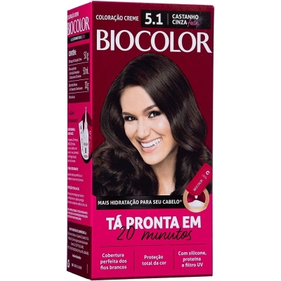 Tintura em creme biocolor mini kit castanho festa 5.11