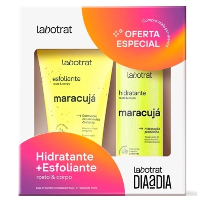 Kit Dia a Dia Labotrat Hidratante e Esfoliante Maracujá