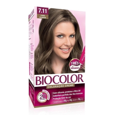 Tinta Biocolor Mini Kit 7.11 Louro Glamuroso