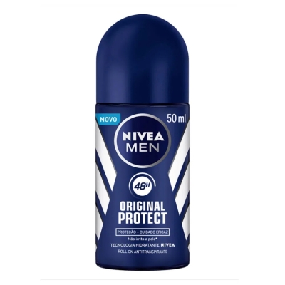 Desodorante antitranspirante Masculino nivea Men Protect original, roll-on, 1 unidade com 50mL