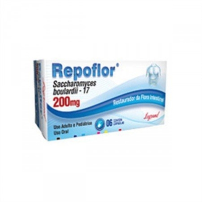 Repoflor 200mg 6 capsulas legrand (saccharomyces boulardii)