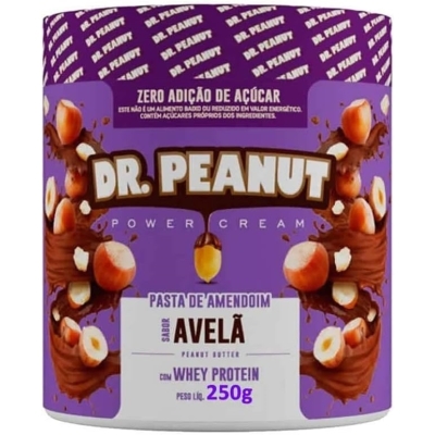 Pasta de amendoin sabor avela dr.peanut 250g