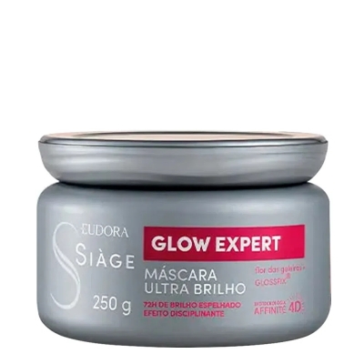 Máscara Capilar Siàge Eudora Ultra Brilho Glow Expert 250g