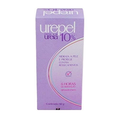 Urepel 10% creme 60g uniao quimica,