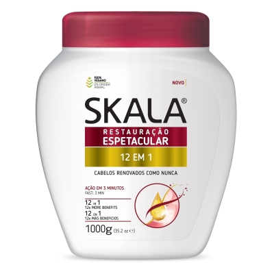 Creme de Tratamento Skala Profissional 12 Em 1 Plus 1kg