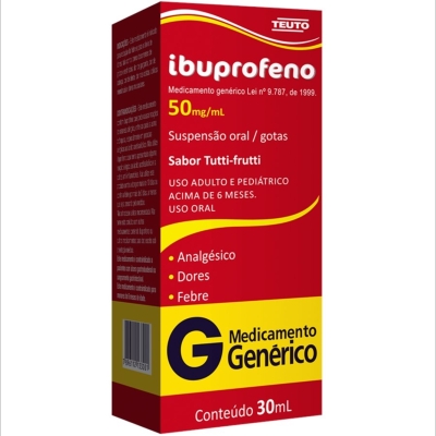 Ibuprofeno gotas 50mg/ml 30ml teuto