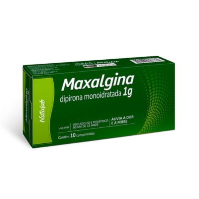 Maxalgina 1g 10 comprimidos natulab (dipirona)