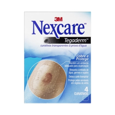 Curativo Nexcare Tegaderm À Prova De Água 4 Unidades