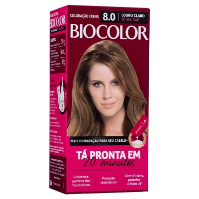 Tinta Biocolor Mini Kit 8.0 Louro Claro