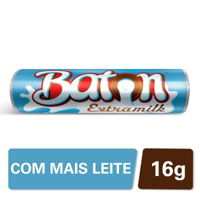 Chocolate baton recheado extra milk 16g