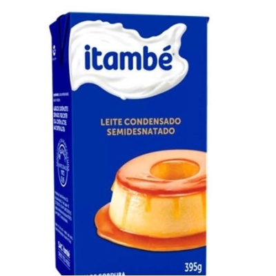 Leite condensado semidesnatado itambe tp 395g