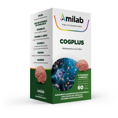 Amilab Cogplus Saúde Cerebral 60 Cápsulas