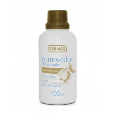 Removedor farmax s/acetona c/ oleo argan 100ml