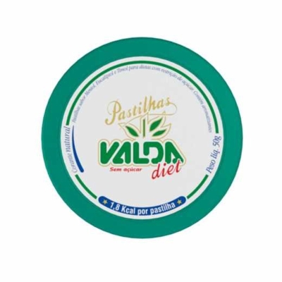 Valda pastilha diet lata 50g