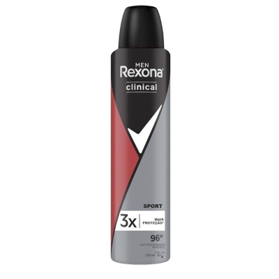 Desodorante rexona aero clinical men sport 150ml