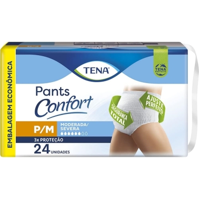 Fralda tena pants confort p/m 24un 