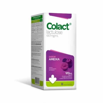 Colact xarope ameixa 667mg/ml 120ml uniao quimica