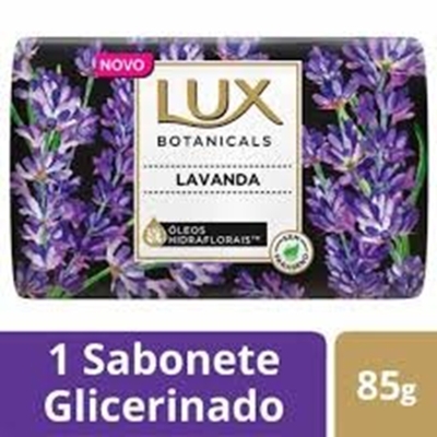 Sabonete Glicerinado Lux Botanicals lavanda, barra com 1 unidade de 85g