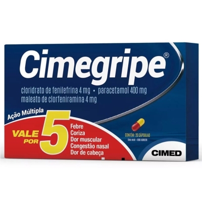 Cimegripe 20 capsulas cimed