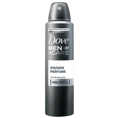 Desodorante antitranspirante aerosol dove men +care sem perfume 150ml