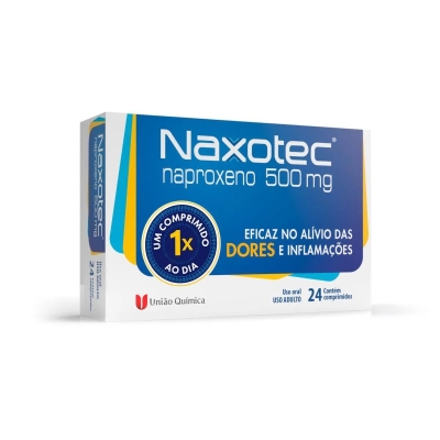 Naxotec 500mg 24 comprimidos uniao quimica (naproxeno)