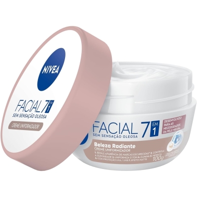 Hidratante Facial 7 em 1 nivea Beleza Radiante 100g