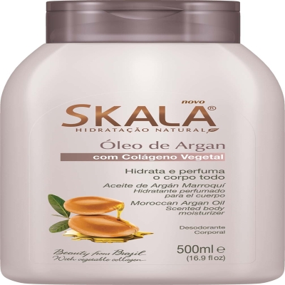 Hidratante corporal Skala colageno Vegetal rosas e amendoas com 400mL