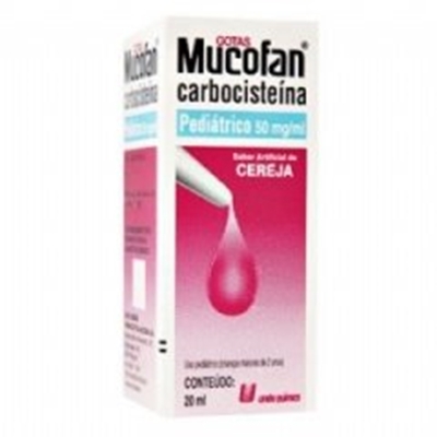 Mucofan xarope pediatrico 100ml uniao quimica,