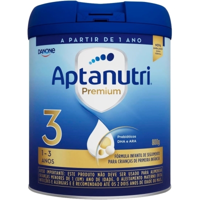 Formula infantil aptanutri premium 3 1 a 3 anos 800g