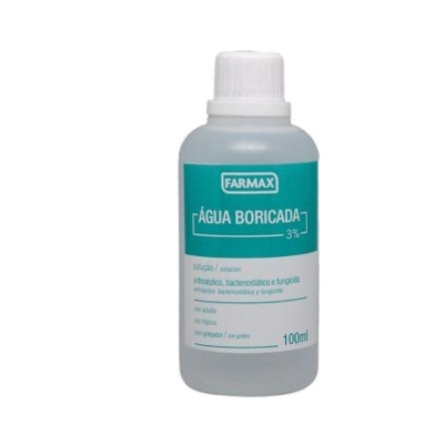 Agua Boricada 100Ml Farmax 