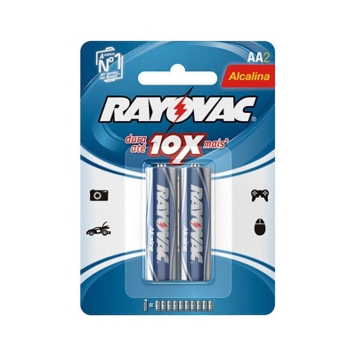 Pilha Rayovac Aa Alc/2Un Consumo 