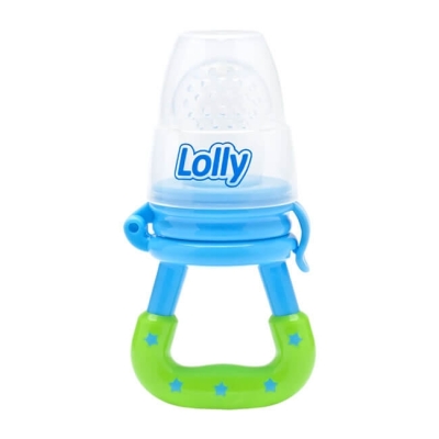 Alimentador inf silicone lolly azul