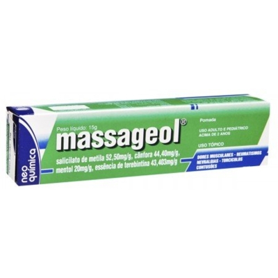 Massageol pomada 15g neo q,