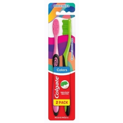 Escova Dental Colgate Colors 2 unidades