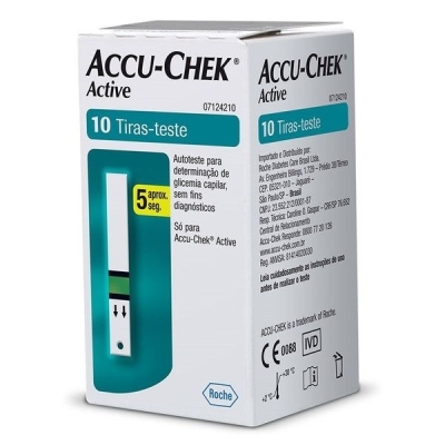 Tiras Reagentes Accu-Chek Active para Glicose 10 unidades